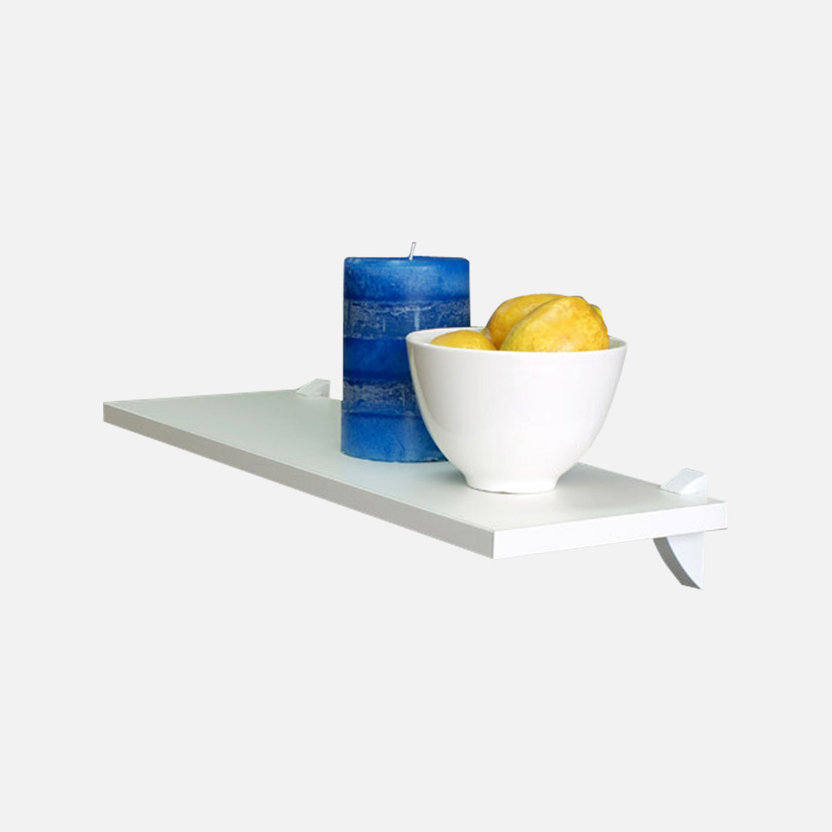 European Made White Shelf 800x250x19mm