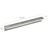 19mm Shelf Slot Bracket 600mm