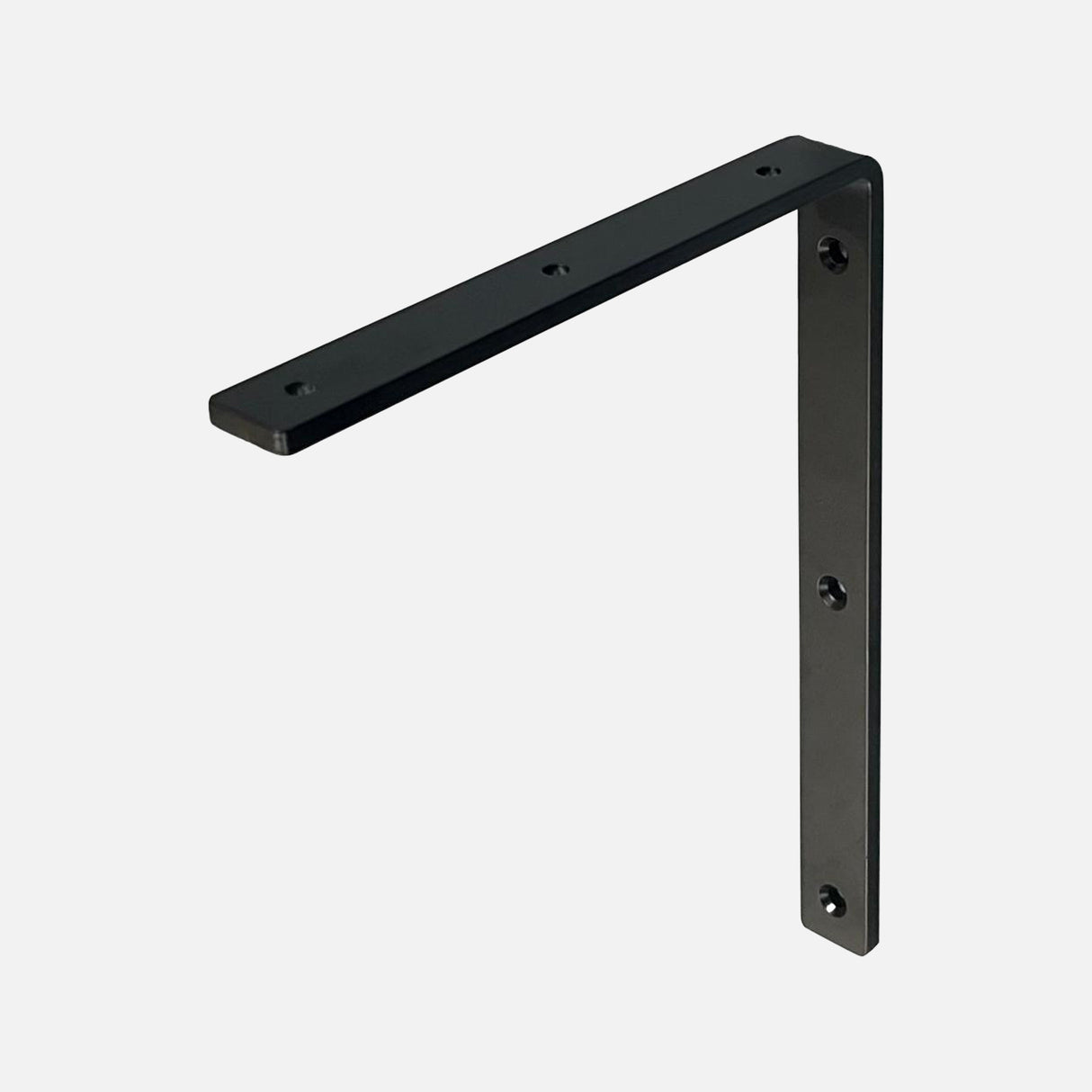 Strong Steel Shelf Bracket Matte Black 200x250x25mm