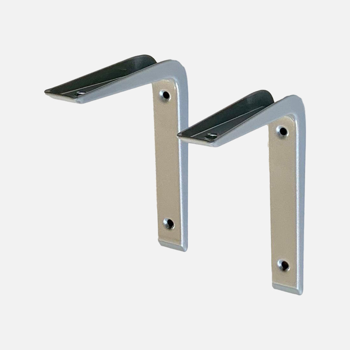 Strongbeam Bracket Gloss Aluminium 150x120mm (Pair)