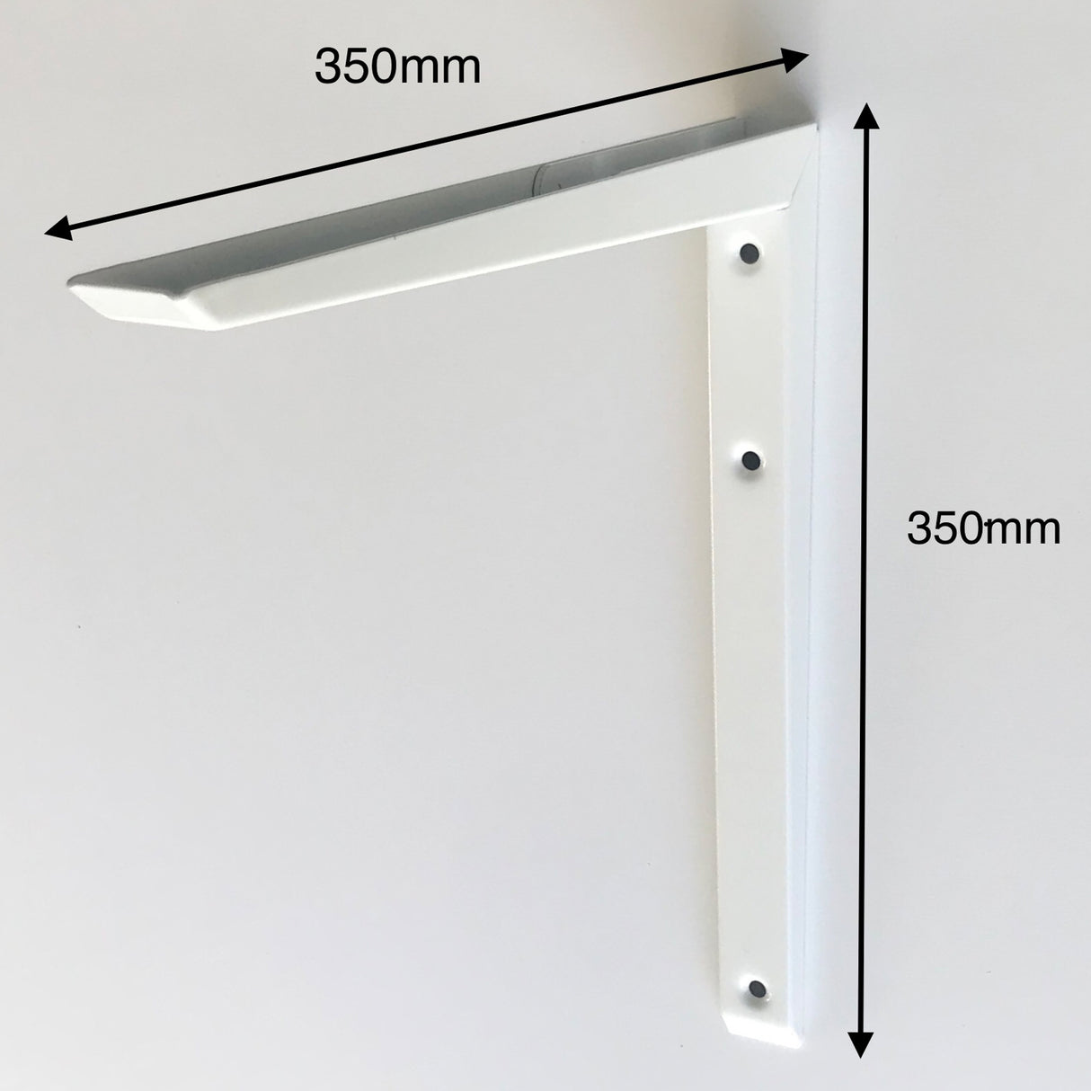 White Strongbeam Mitred 350x350mm