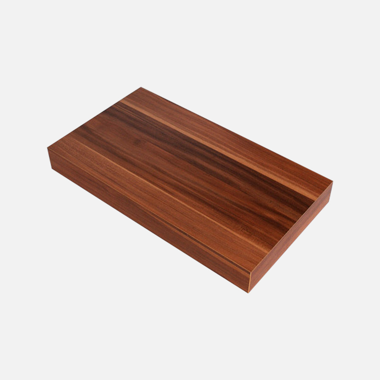 European Made Floating Shelf Walnut 445x250x50mm