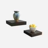 European Made Floating Shelves Mocca 250x250x50mm (Double Deal)