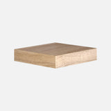 Floating Shelf Oak Veneer 250x250x50mm