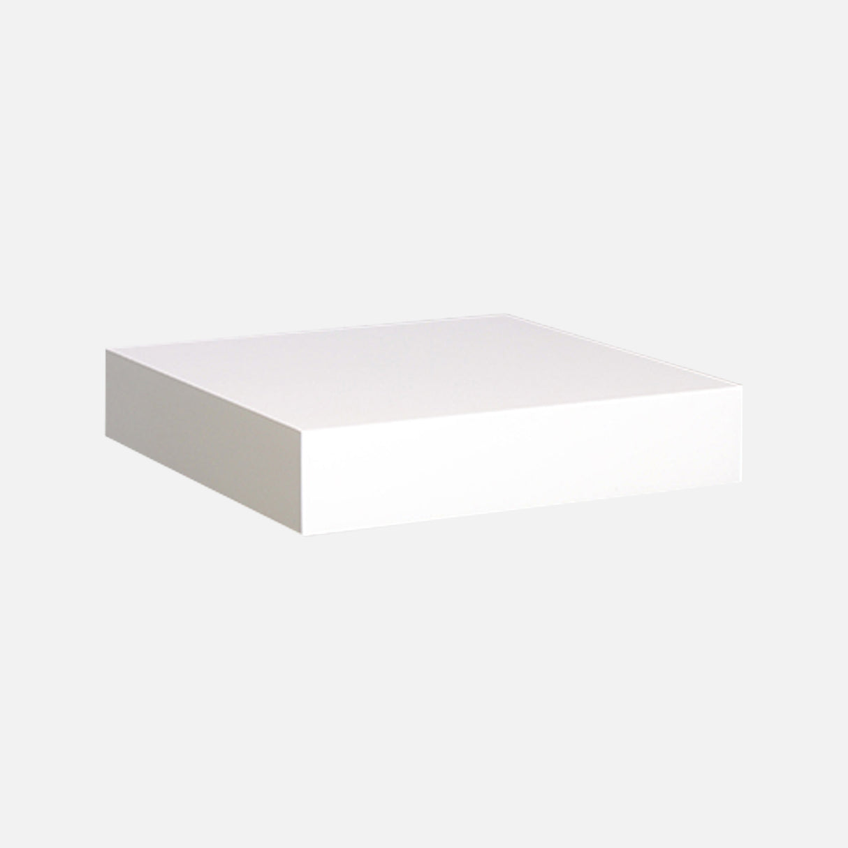 Floating Shelf White 250x250x50mm