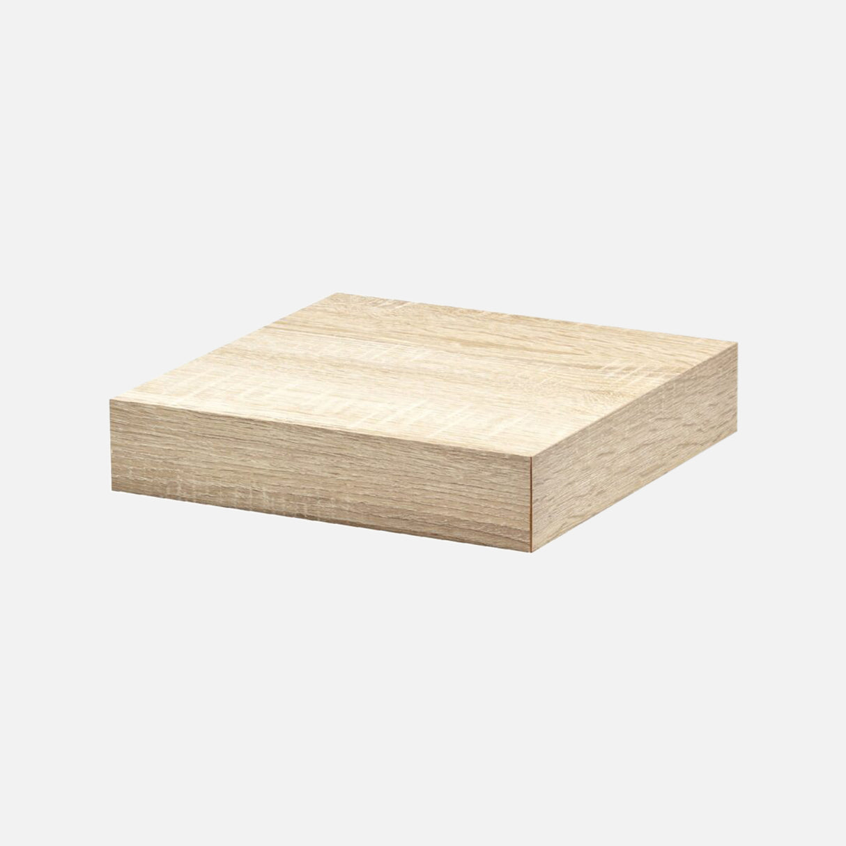Floating Shelf Oak Veneer 250x250x50mm