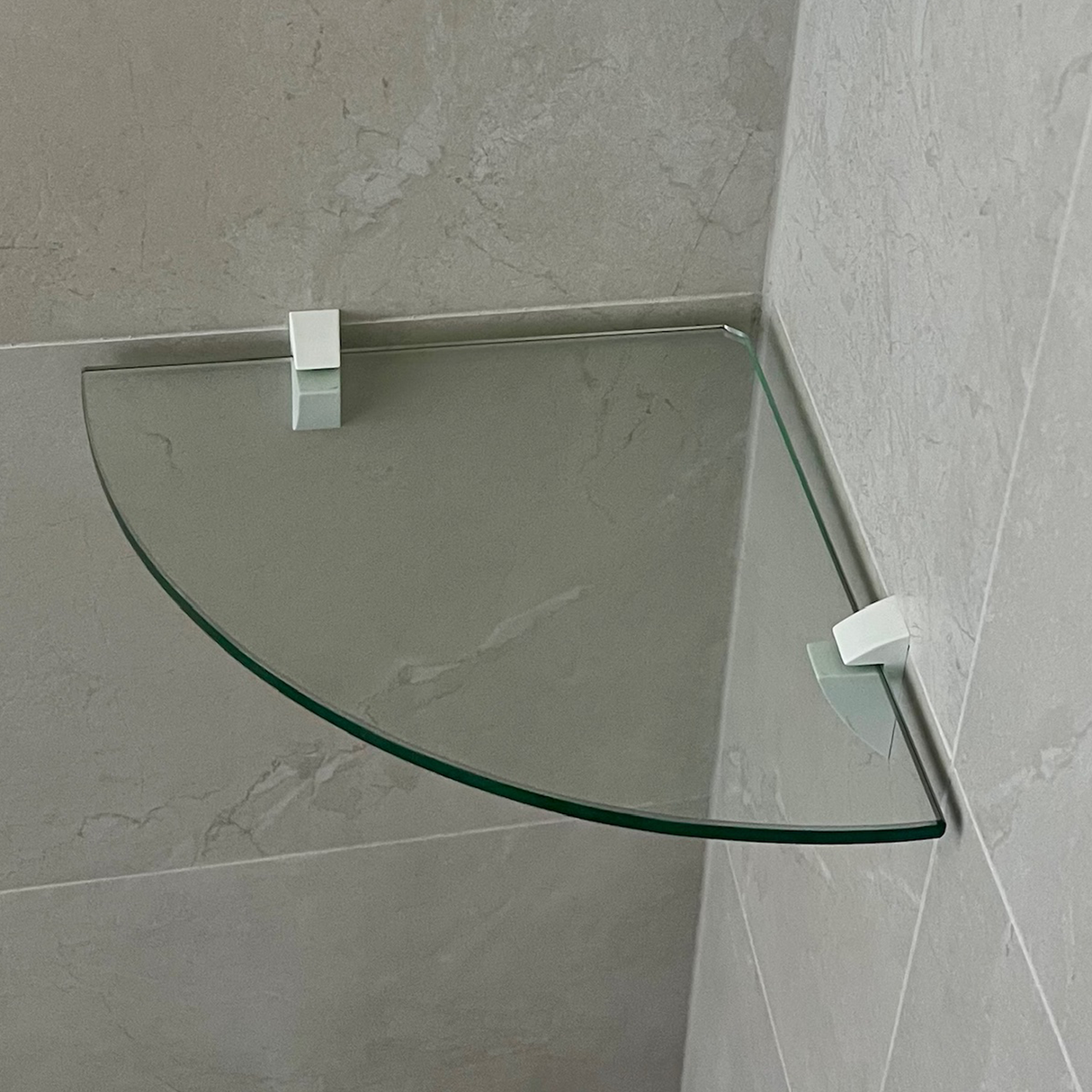White Shelf Clips 8mm (Pair)