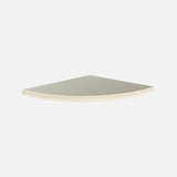 Corner Floating Profiled Shelf Matte White 300x300mm