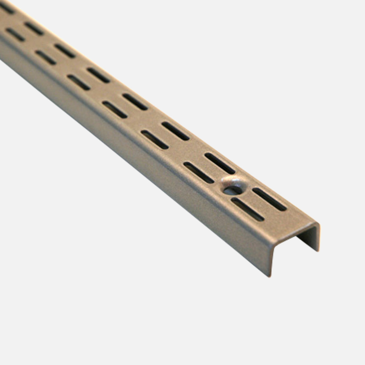 Twintrack 32mm Pitch Upright Gloss Aluminium 430mm