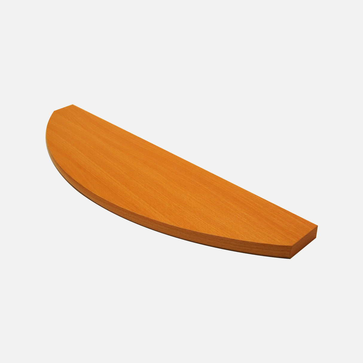 European Made Curved Shelf Cherry 600x150mm
