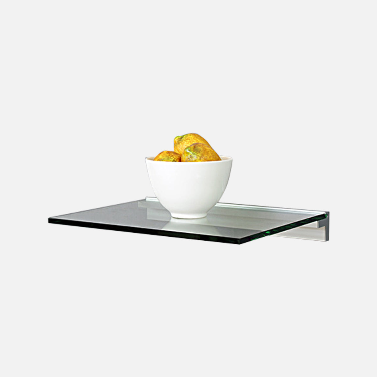 Clear Glass Shelf Slot Kit 400x300x10mm
