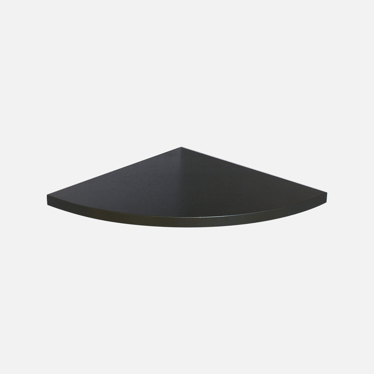 European Made Corner Shelf Black 400x400x22mm