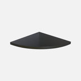 European Made Corner Shelf Black 400x400x22mm
