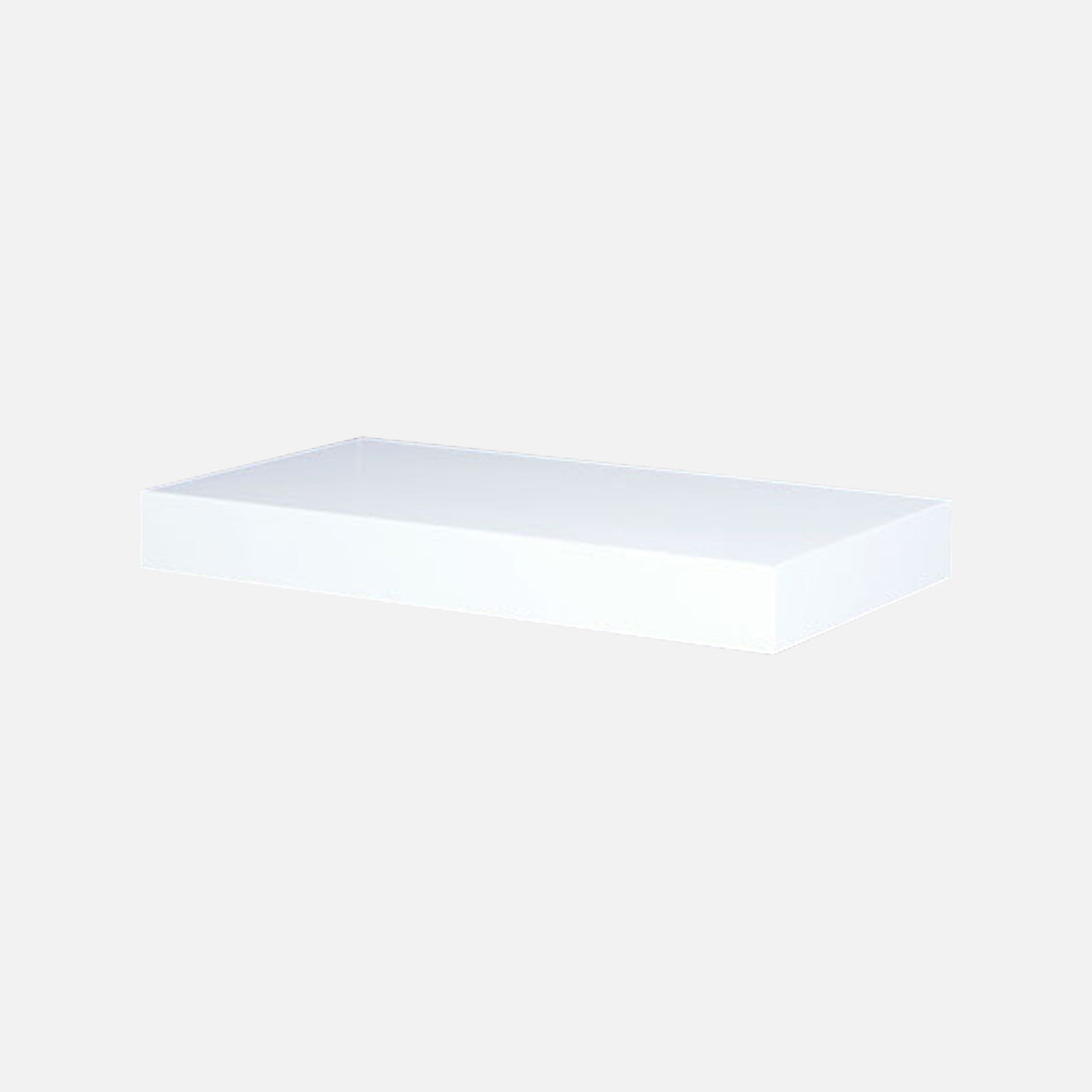 European Made Floating Shelf White 445x250x50mm