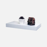 European Made Floating Shelf White 445x250x50mm