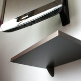 European Made Media Shelf Kit Black 450x300x25mm