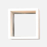 Wall Cube Shelf White 15x15x10cm