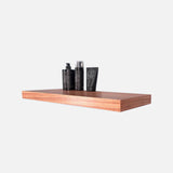 Floating Shelf Walnut Wood Veneer 900x250x50mm