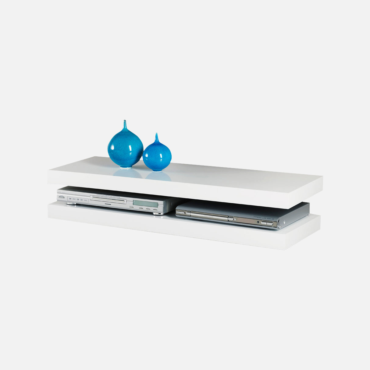 European Made Floating Shelf White 900x300x50mm