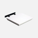 Beveled Edge Floating Shelf Matte White 250x200x32mm