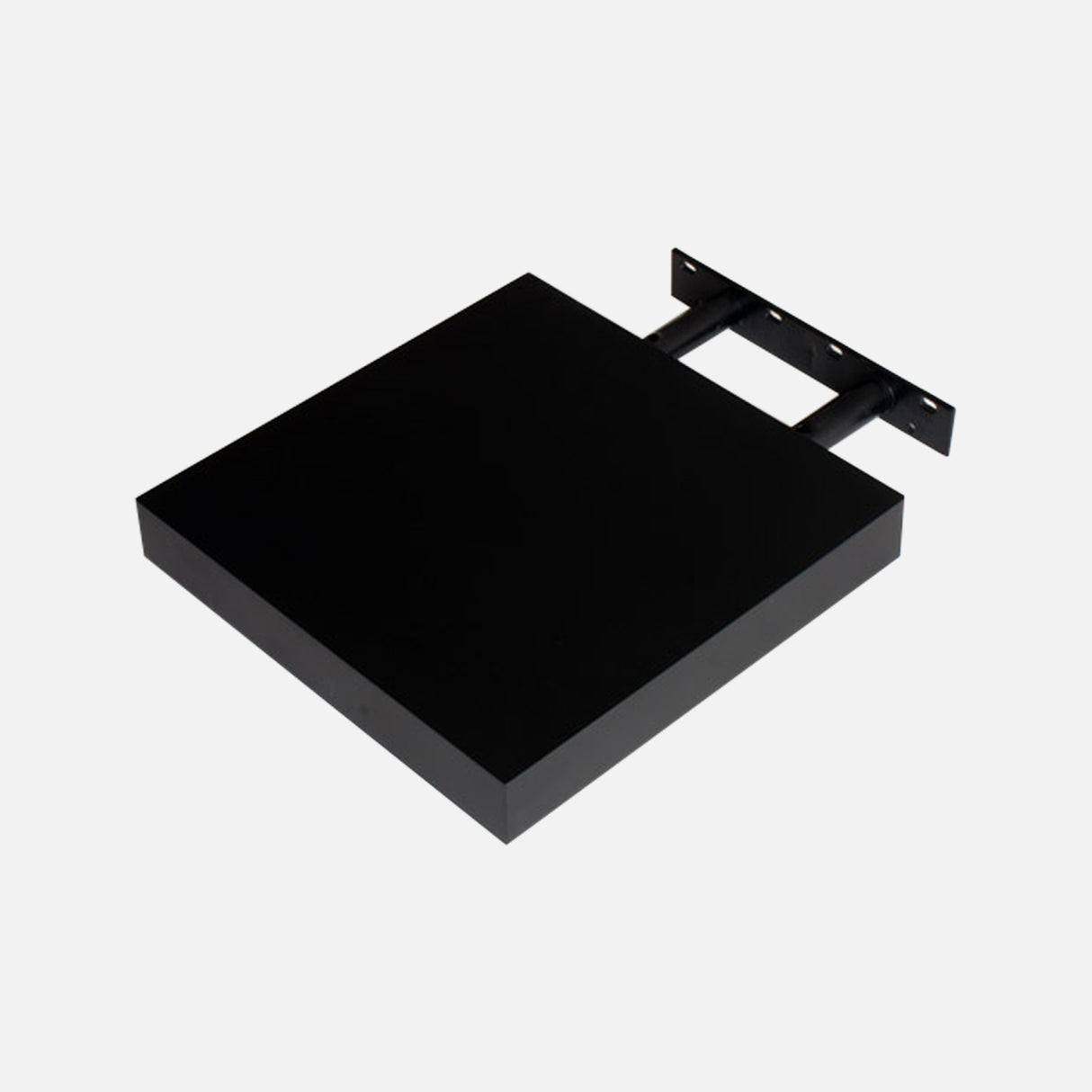 Floating Shelf Gloss Black 250x250x38mm