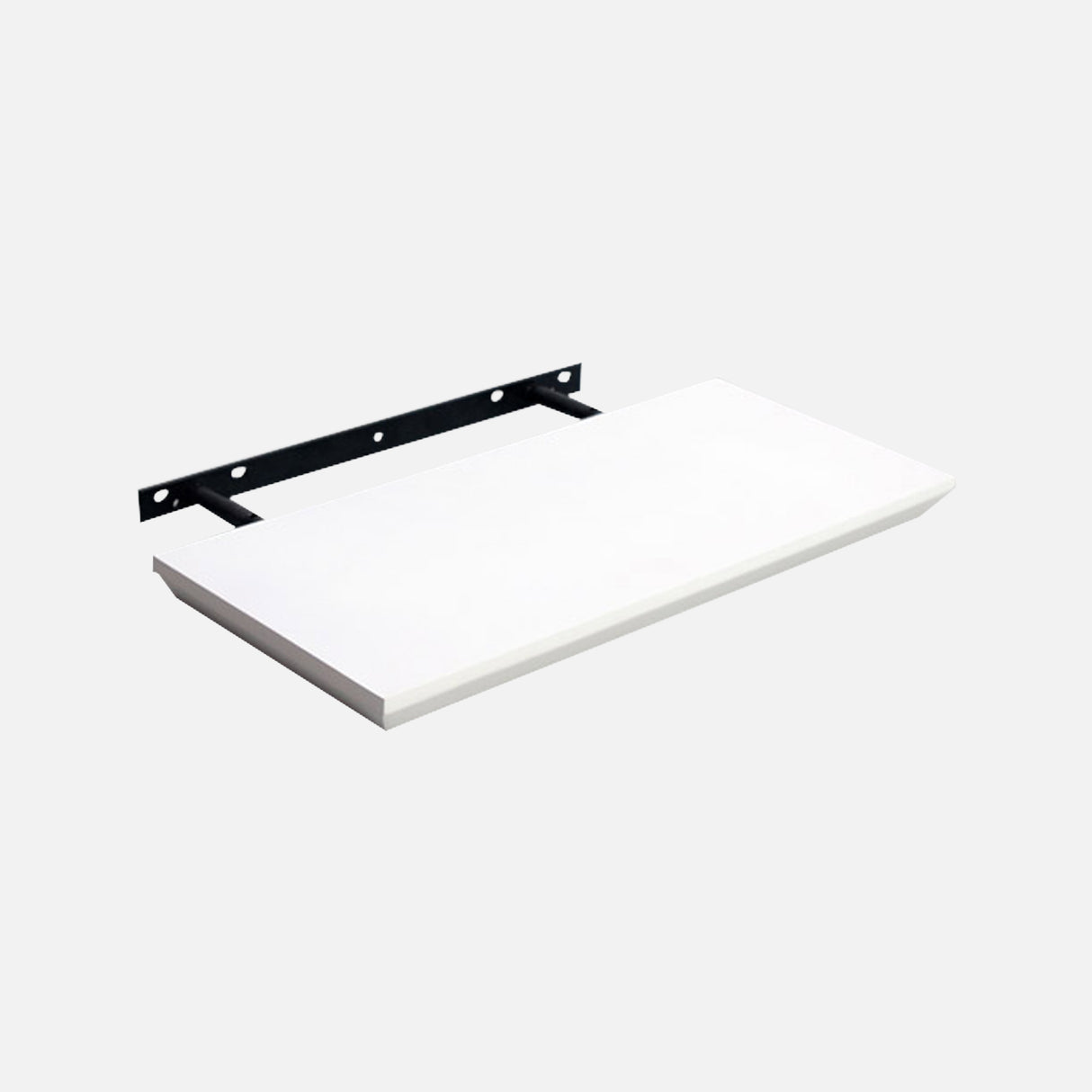 Beveled Edge Floating Shelf Matte White 450x200x32mm