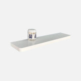 Rounded Corners Floating Shelf Matte White 600x200x38mm