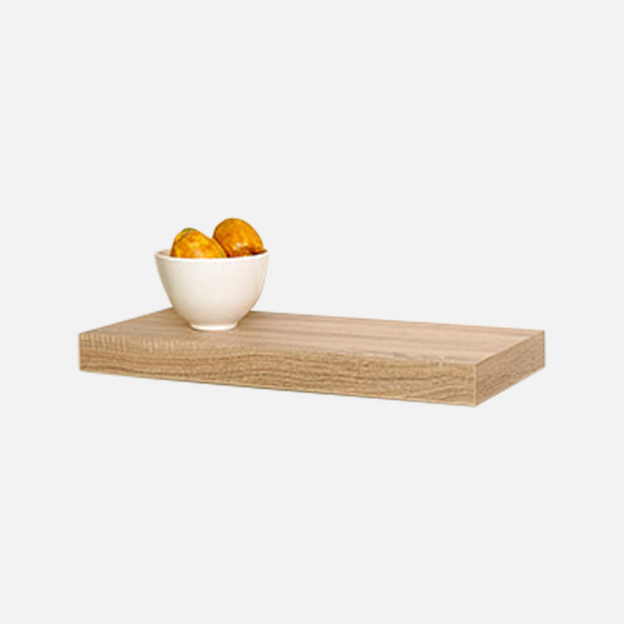 Floating Shelf Oak Veneer 570x250x50mm