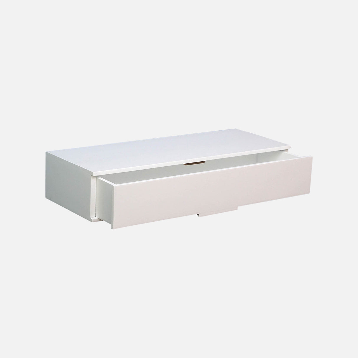Mini Shelf With Drawer Matte White 400x150x80mm