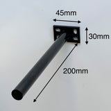 Floating Shelf Bracket Base Size 45x30mm