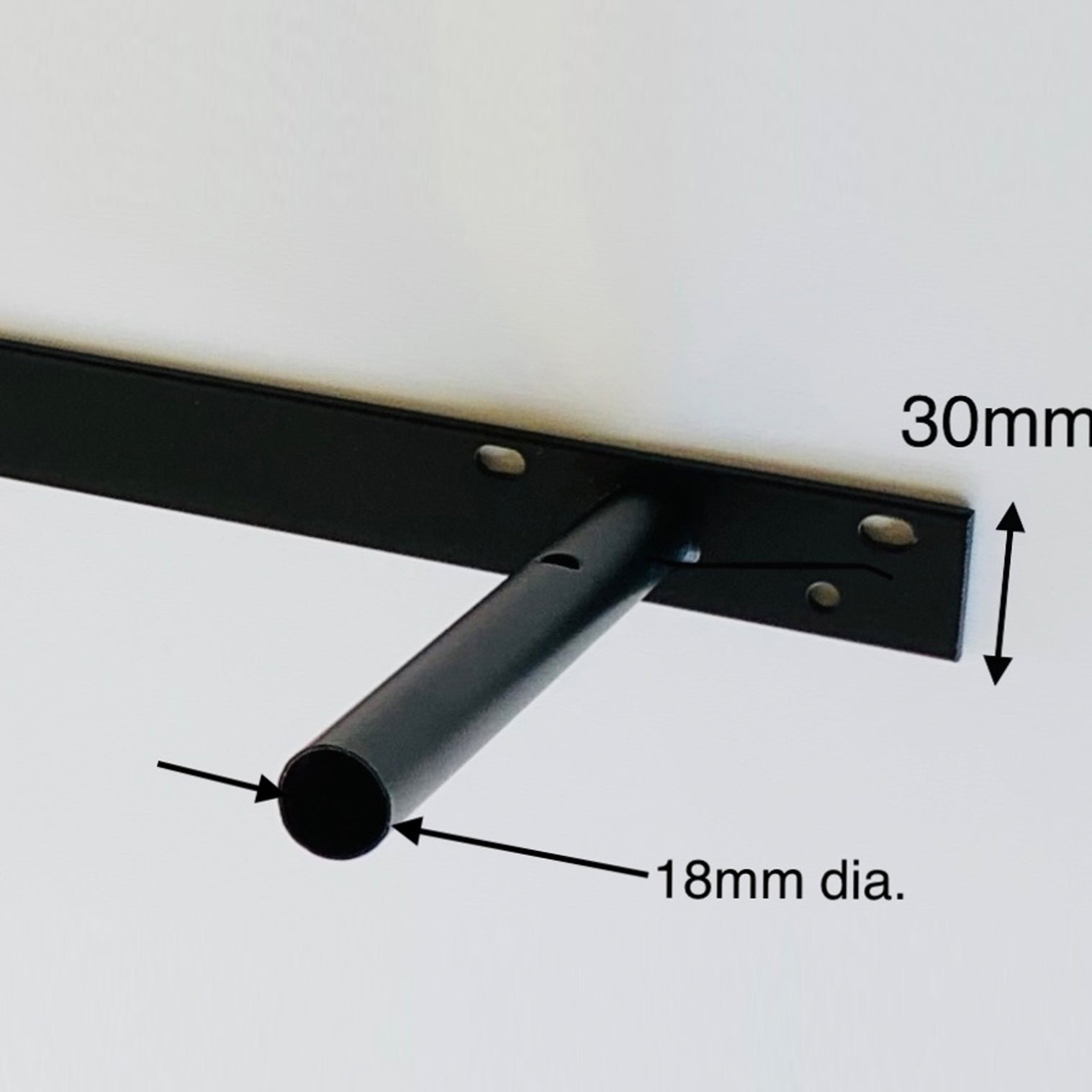 Floating Shelf Bracket 480x30x3mm | Shelving Shop