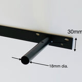 Floating Shelf Bracket 480x30x3mm