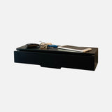 Mini Shelf With Drawer Matte Black 400x150x80mm