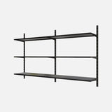 6 Steel Shelf Kit Matte Black 1000x1600x320mm