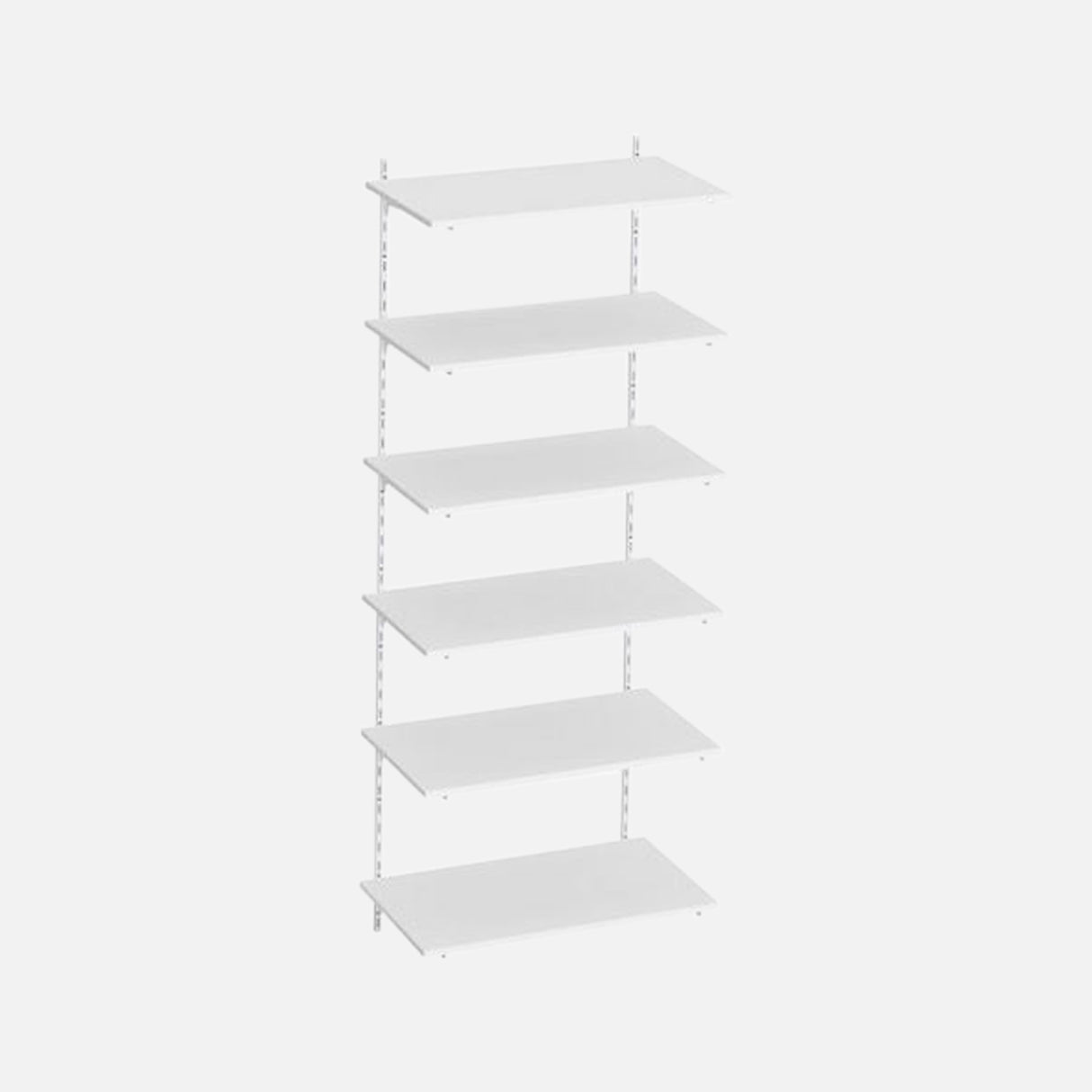 Adjustable 6 Shelf Kit White 2000x600x200mm
