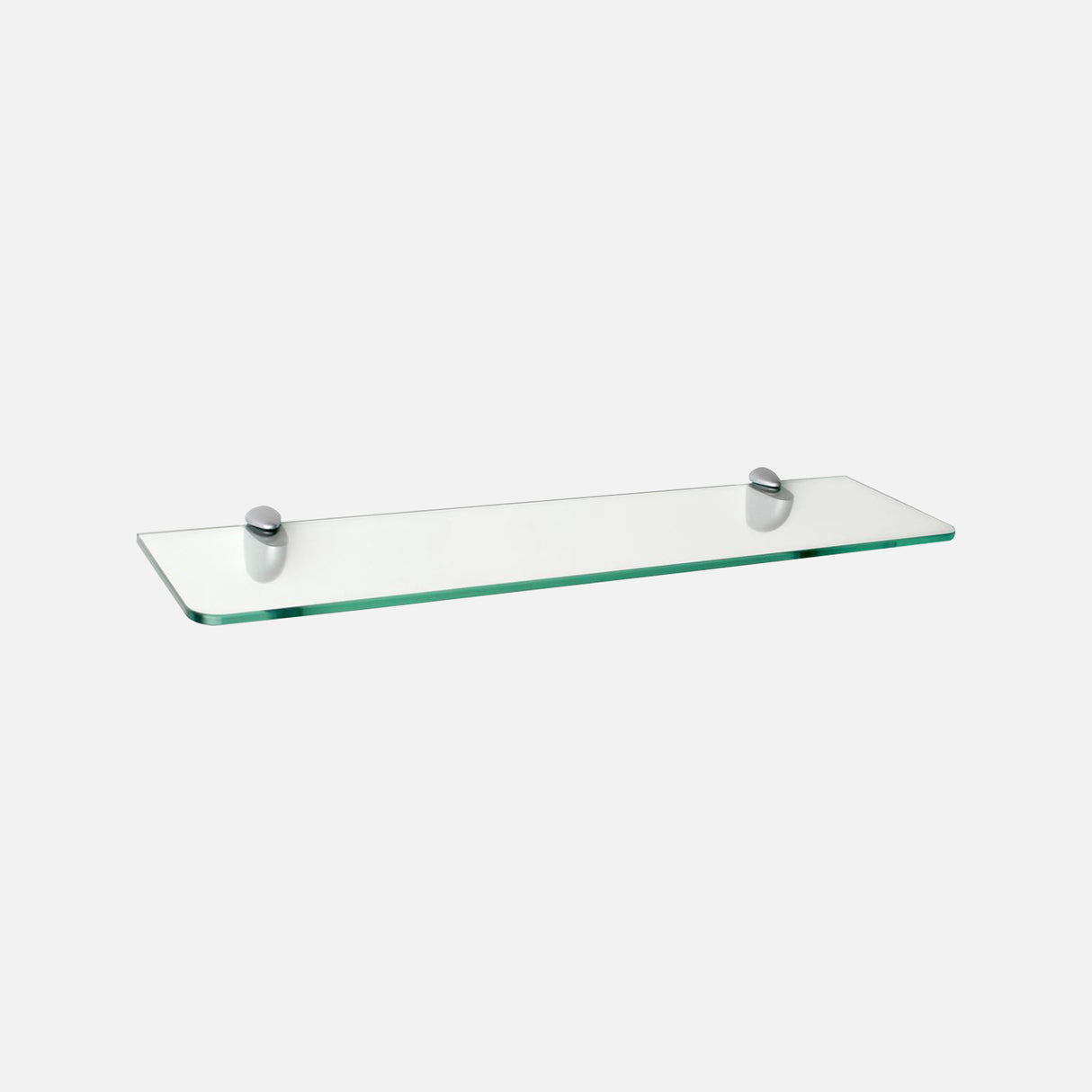 Glass Shelf Chrome Clips Kit 600x150x8mm