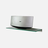 Clear Glass Shelf Slot Kit 600x200x8mm