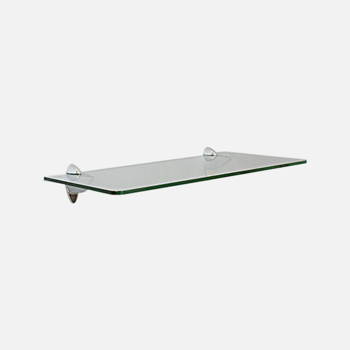 Deeper Glass Shelf Kit ARA Stainless Clip Brackets 600x300x8mm