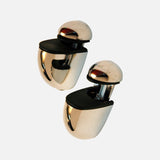 Glass Shelf Chrome Clips Kit 600x150x8mm