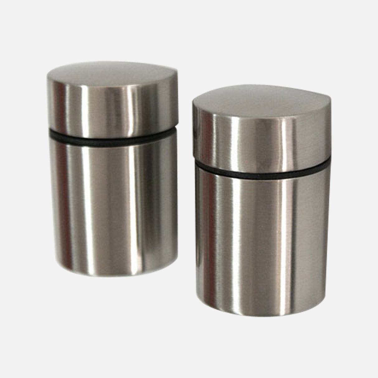 Glass Shelf Kit Mini Tube Brackets 600x100mm