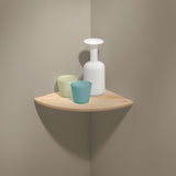 Corner Floating Profiled Raw Wood 300x300mm