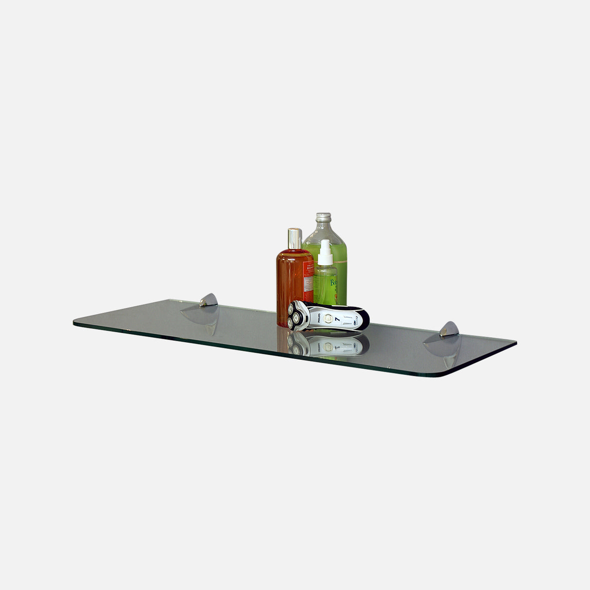 Stainless Ara Glass Shelf Kit 800x300x8mm