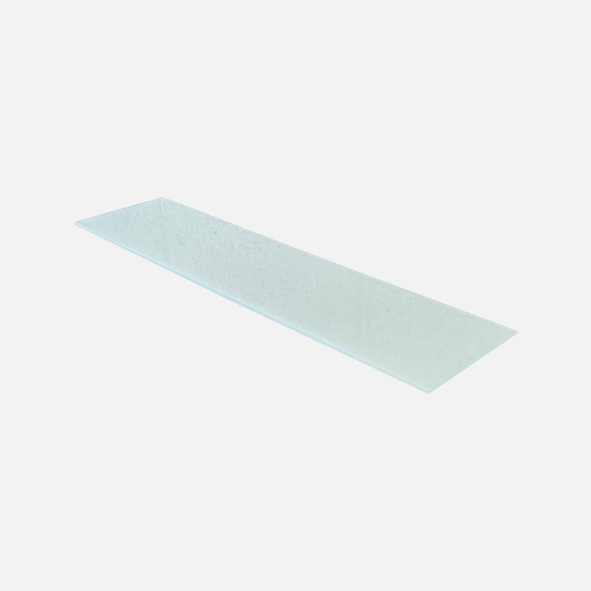 Rectangular Glass Shelf Crystal 800x200x6mm