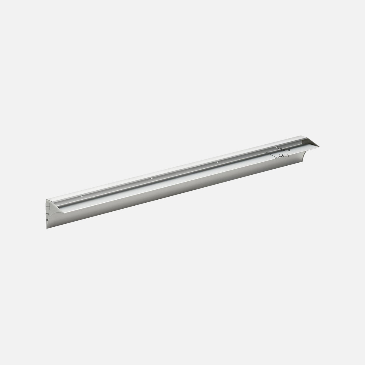 8mm Glass Shelf Slot Bracket 800mm