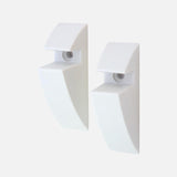 White Shelf Clips 8mm (Pair)