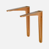 Strong Shelf Bracket Copper 190x165mm (Pair)
