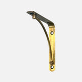 Arch Brackets Burnished Brass 150x150mm (Pair)