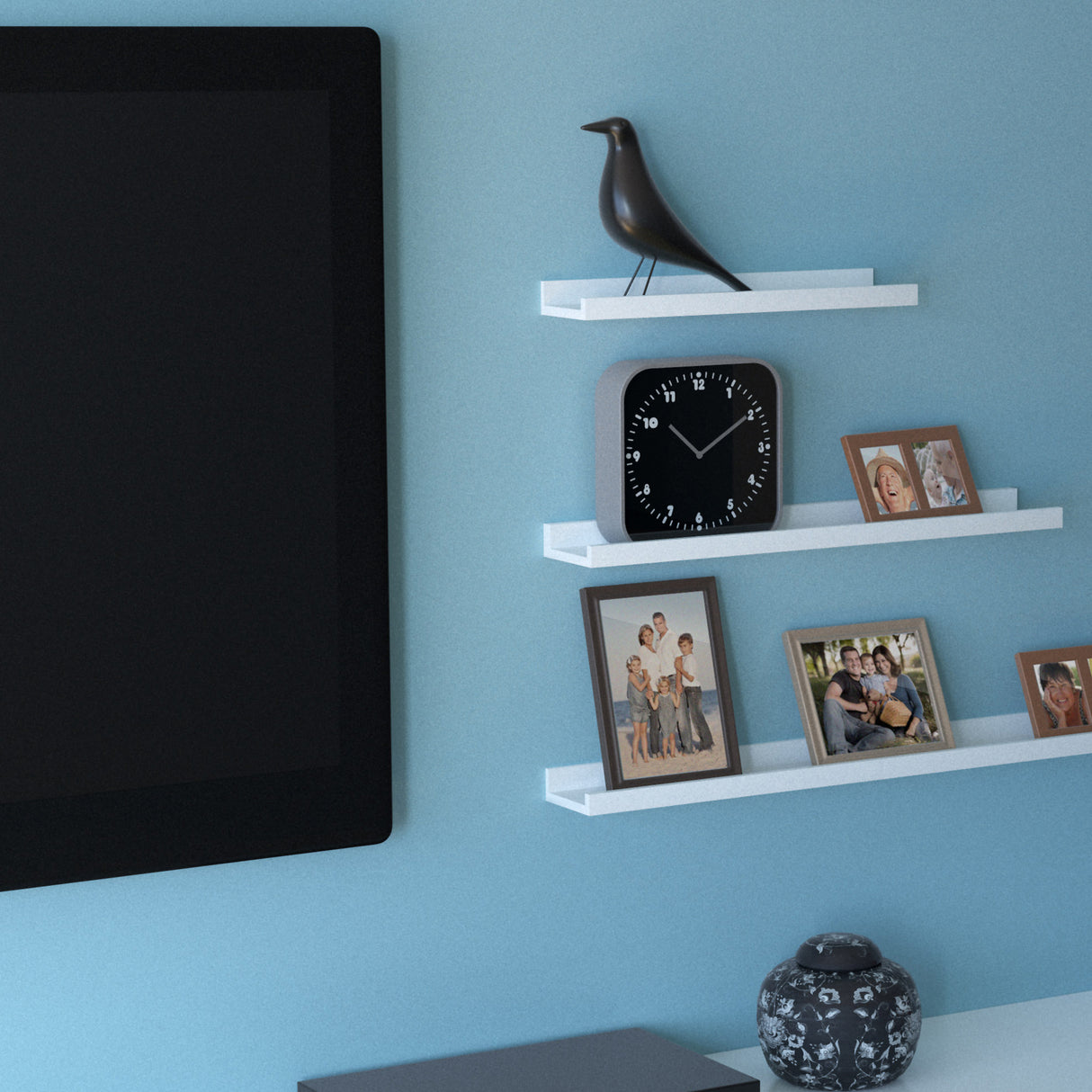 Belle Ledge Shelves 3 Sizes (Triple Deal)