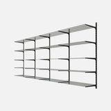 Gridboard Black Wire 20 Shelf Kit 3200x410x1500mm