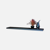 Floating Shelf Matte Black 1200x250x38mm